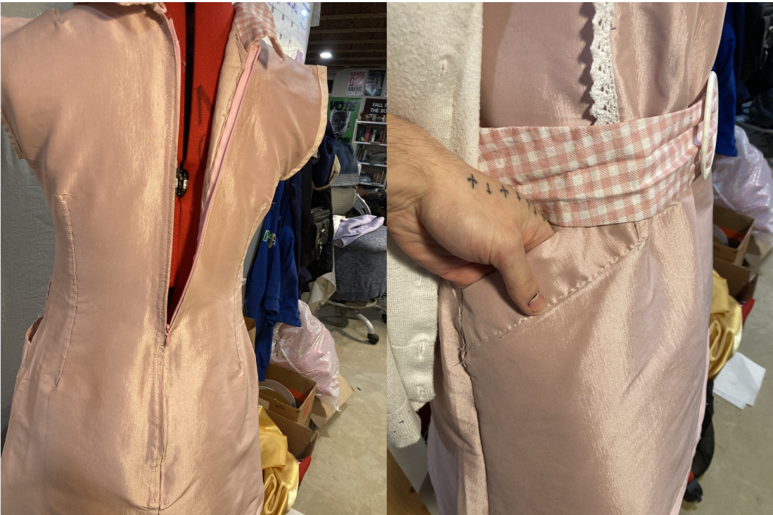 First dress features